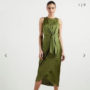 Ted Baker Olive Green Midi Dress
